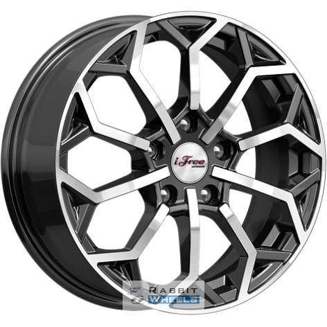 iFree Спейс-Нидл 6.5x16 5*108 ET47 DIA63.3 Блэк Джек Литой