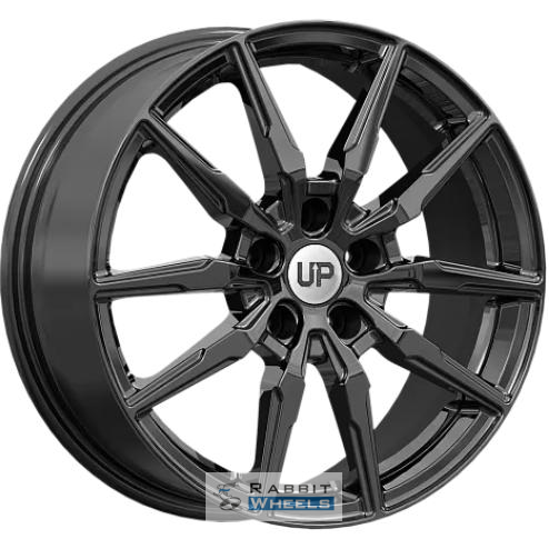 Wheels UP UP121 7x17 5*114.3 ET45 DIA67.1 New Black Литой