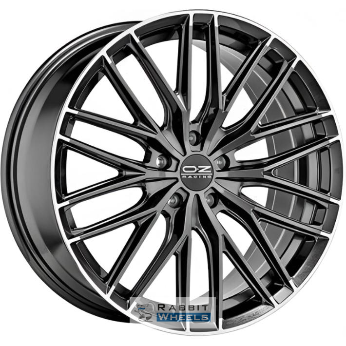 OZ Gran Turismo HLT 8.5x19 5*114.3 ET35 DIA75.1 Star Graphite Diamond Lip Литой