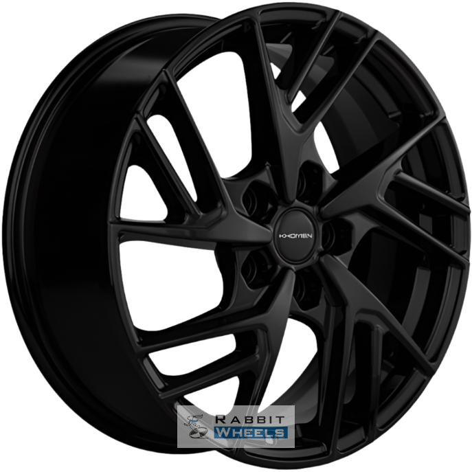 Khomen KHW 1722 6.5x17 5*114.3 ET40 DIA64.1 Black Литой