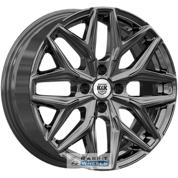 K&K Ариус 7x17 5*110 ET35 DIA65.1 Черный Литой