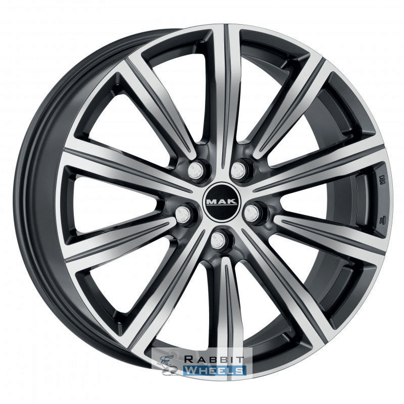 MAK Birmingham 8.5x20 5*108 ET45 DIA63.3 Gunmetal Mirror Face Литой