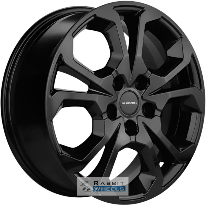 Khomen KHW 1711 6.5x17 5*114.3 ET45 DIA54.1 Black Литой