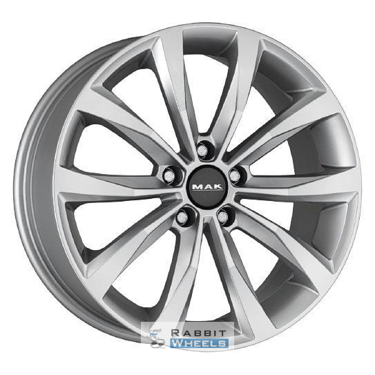 MAK Wolf 8x20 5*108 ET45 DIA63.3 Silver Литой