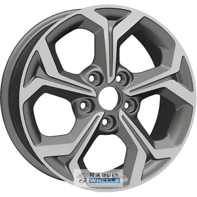 Khomen KHW 1606 6.5x16 5*114.3 ET43 DIA67.1 Gray-FP Литой
