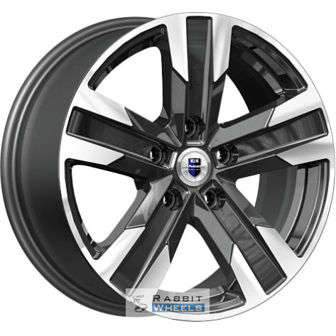 K&K Висмут 7x16 5*114.3 ET45 DIA66.1 Алмаз черный Литой