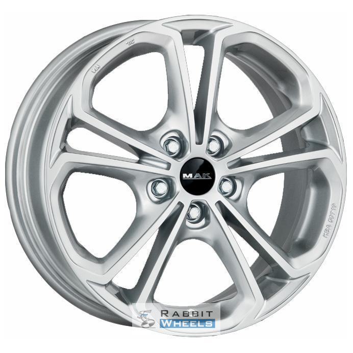 MAK Hessen 7x17 5*112 ET42 DIA76.1 Silver Литой