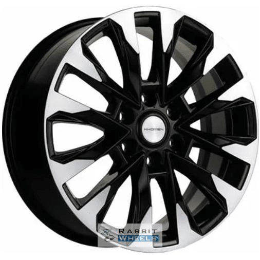 Khomen KHW 2010 8x20 6*139.7 ET25 DIA106.1 Black-FP Литой