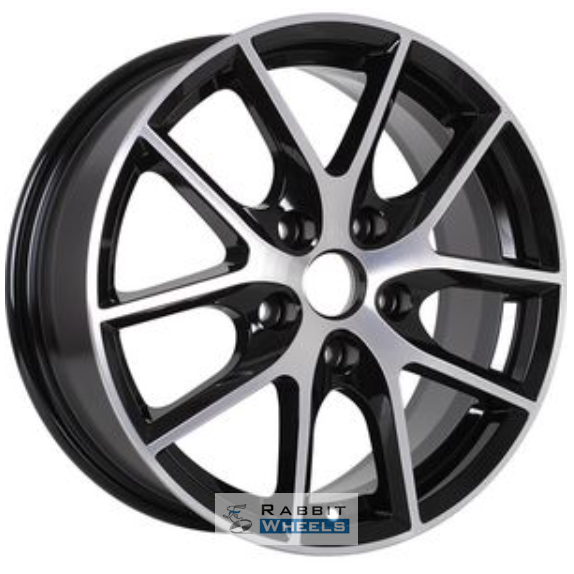 Alcasta M59 6.5x16 5*108 ET45 DIA63.3 BKF Литой
