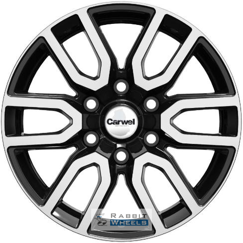 Carwel Барал 7.5x17 6*139.7 ET25 DIA106.1 ABT Литой