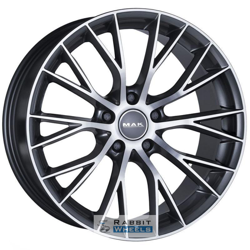 MAK Munchen 8.5x20 5*120 ET25 DIA72.6 Gunmetal Mirror Face Литой