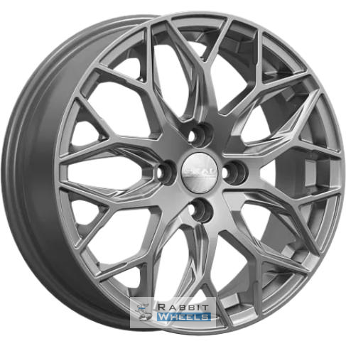 Скад Фабиан 6x16 4*100 ET37 DIA60.1 Графит Литой