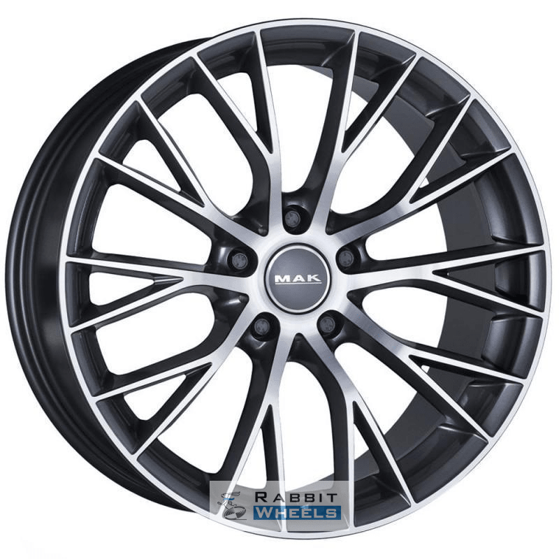 MAK Munchen 9.5x20 5*112 ET35 DIA76.1 Gunmetal Mirror Face Литой
