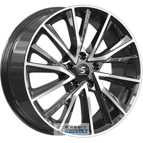 Скад КР010 7.5x18 5*108 ET36 DIA65.1 Алмаз черный Литой