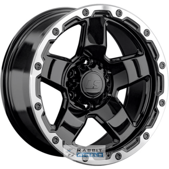 LS 1371 9.5x18 6*139.7 ET5 DIA106.1 BKL Литой