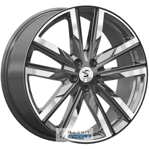 K&K КР014 8x20 5*114.3 ET45 DIA66.1 Diamond gloss graphite Литой