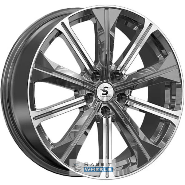 Скад KP013 7x19 5*114.3 ET40 DIA66.6 Diamond gloss graphite Литой