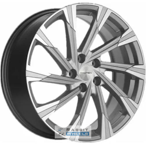 Khomen KNW 1901 7.5x19 5*112 ET43 DIA57.1 Brilliant Silver-FP Литой