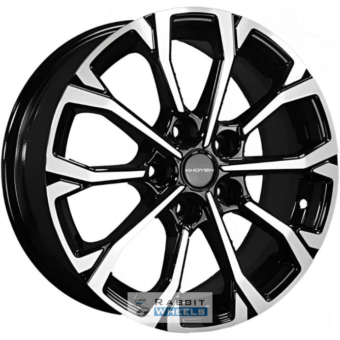 Khomen KHW 1605 6.5x16 5*114.3 ET44 DIA67.1 Black-FP Литой