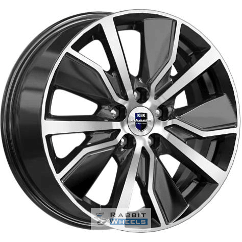 K&K Гамбит 6.5x16 5*105 ET38 DIA56.6 Алмаз черный Литой