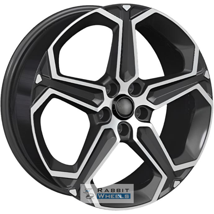 Khomen KHW 1909 7.5x19 5*114.3 ET35 DIA60.1 Black-FP Литой