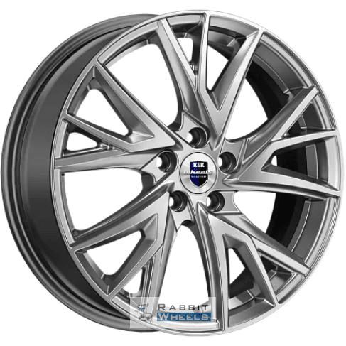 K&K Кайлас 6.5x18 5*108 ET33 DIA60.1 Дарк платинум Литой