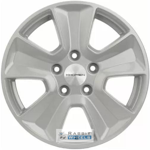 Khomen KNW 1601 6.5x16 5*114.3 ET50 DIA66.1 Silver Литой