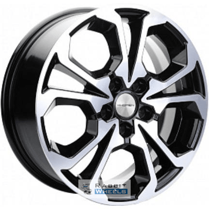 Khomen KNW 1711 6.5x17 5*114.3 ET50 DIA66.1 Black-FP Литой