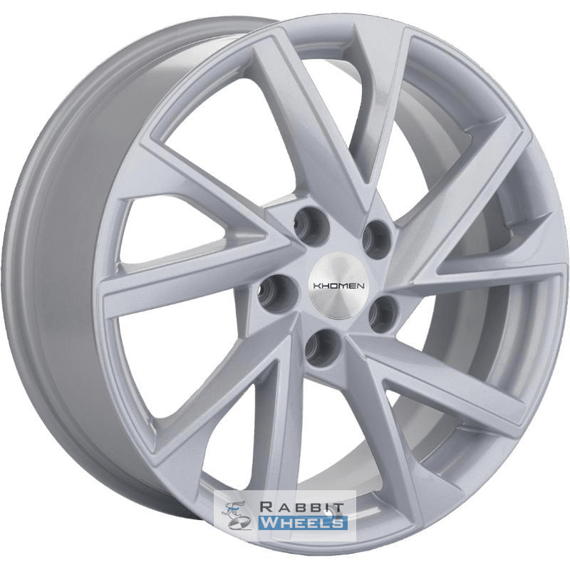 Khomen KNW 1714 7x17 5*108 ET40 DIA54.1 F-Silver Литой