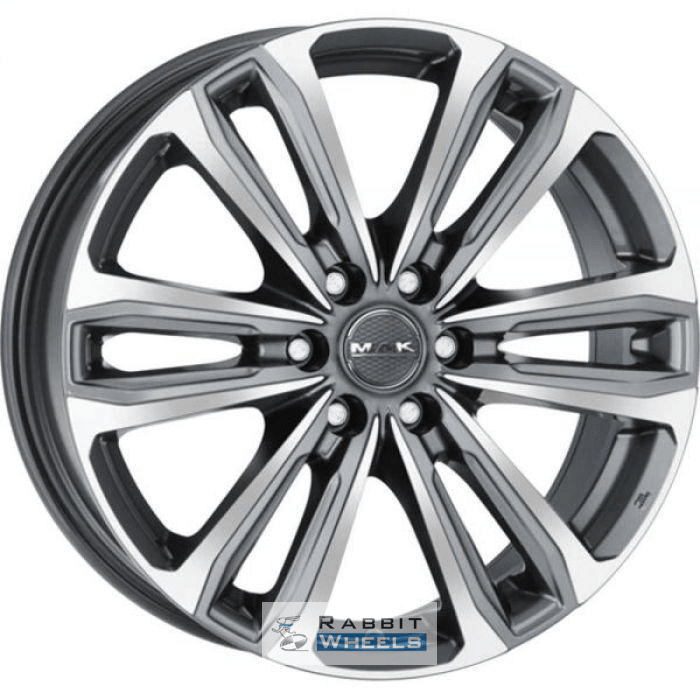 MAK Safari 6 8x18 6*139.7 ET20 DIA112 Gunmetal Mirror Face Литой