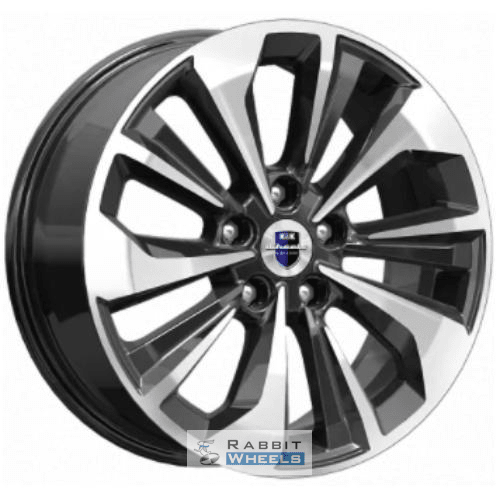 K&K Авиор 7x17 5*114.3 ET37 DIA66.6 Алмаз черный Литой