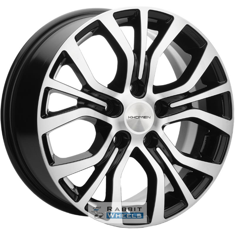 Khomen KHW 1608 6.5x16 5*114.3 ET41 DIA67.1 BKF Литой