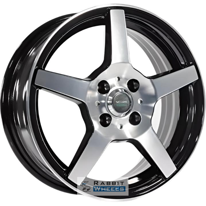 Megami AF-07 7.5x18 5*108 ET47 DIA65.1 BKF Литой