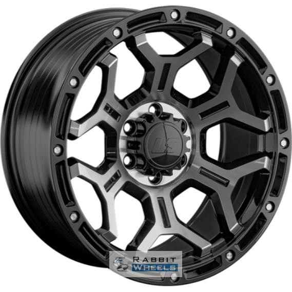 LS RC68 9x17 6*139.7 ET15 DIA106.1 BKF Литой