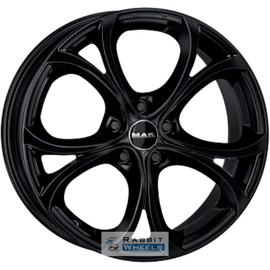 MAK Lario 10x20 5*110 ET34 DIA65.1 Gloss Black Литой