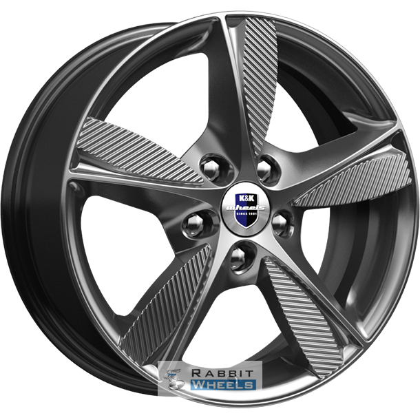 K&K Кинезис 6.5x16 5*112 ET42 DIA57.1 Дарк платинум Литой