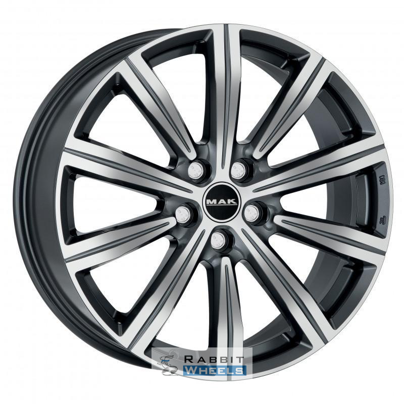 MAK Birmingham 9x22 5*112 ET48 DIA66.6 Gunmetal Mirror Face Литой