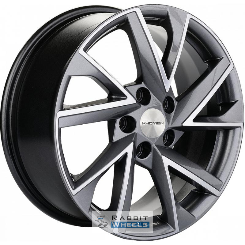 Khomen KHW 1714 7x17 5*108 ET40 DIA54.1 Gray-FP Литой