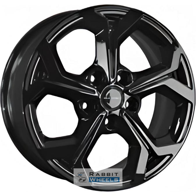Khomen KHW 1606 6.5x16 5*114.3 ET43 DIA67.1 Black Литой