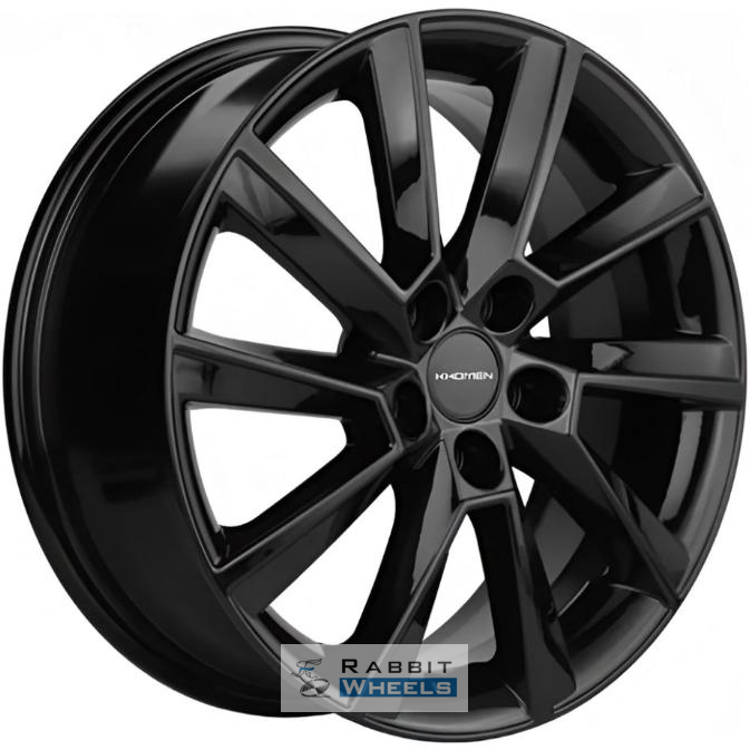 Khomen KHW 1604 6x16 5*100 ET38 DIA57.1 Black Литой