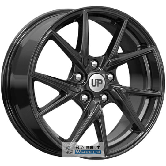 Wheels UP UP105 7x17 5*108 ET40 DIA54.1 New Black Литой
