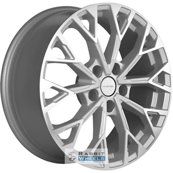 Khomen KHW 1718 7x17 5*110 ET45 DIA67.1 F-Silver-FP Литой