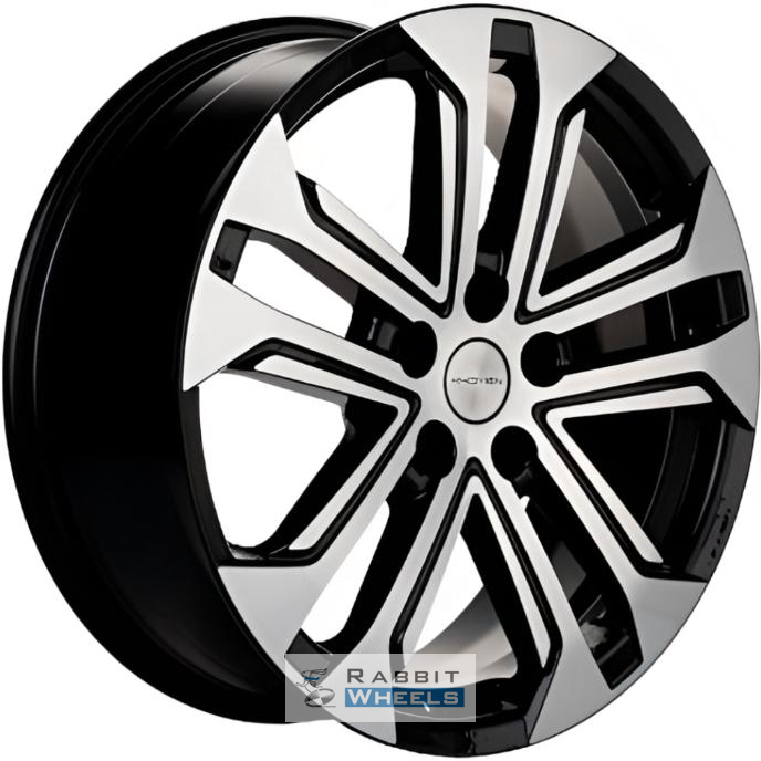 Khomen KHW 1803 7x18 5*108 ET46 DIA63.3 Black-FP Литой