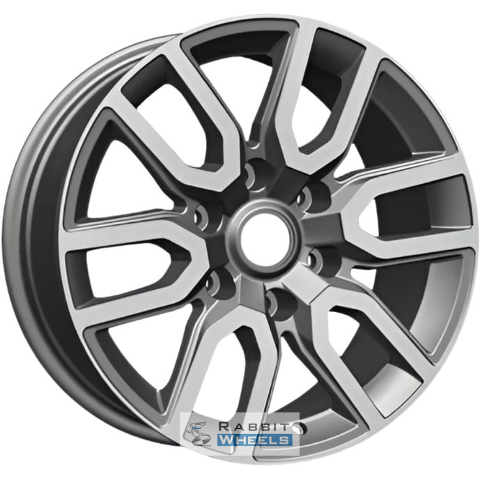 Khomen KHW 1723 8x17 6*139.7 ET30 DIA106.1 Gray-FP Литой