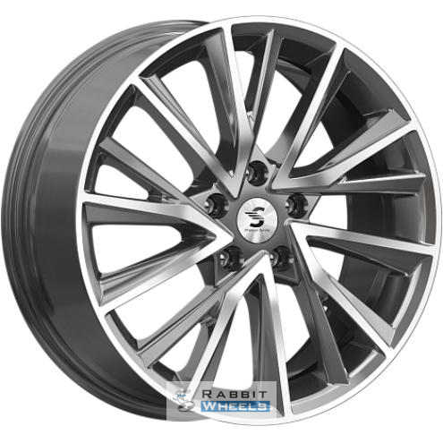 Скад КР010 7.5x18 5*108 ET36 DIA65.1 Diamond gloss graphite Литой