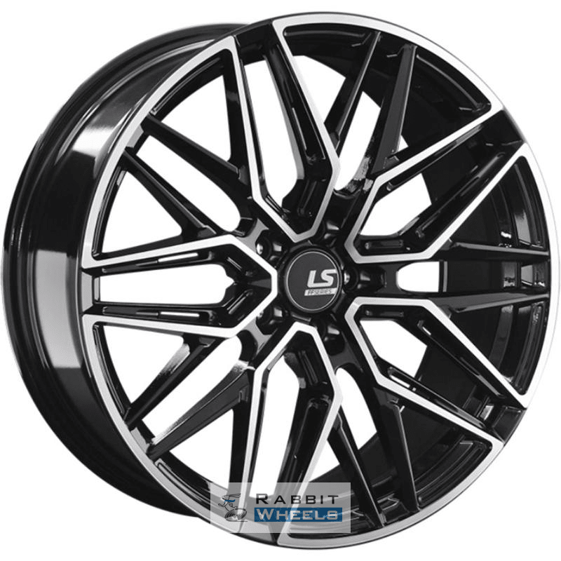 LS FlowForming RC59 8.5x19 5*108 ET30 DIA65.1 BKF Литой