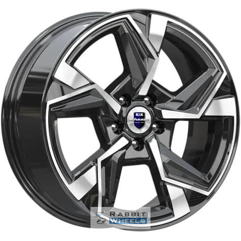 K&K Кайан 7.5x18 5*112 ET43 DIA57.1 Алмаз черный Литой