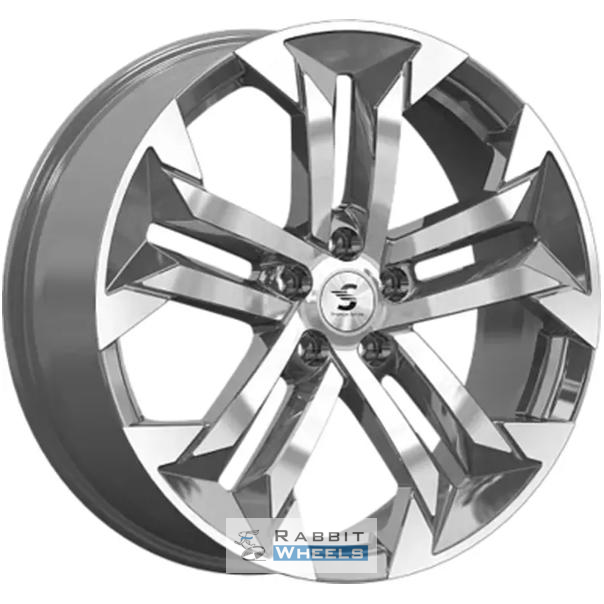Скад KP015 7.5x19 5*108 ET38 DIA60.1 Diamond gloss graphite Литой