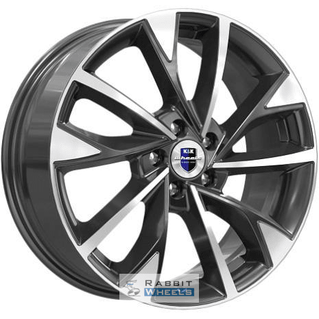 K&K Роквуд 7x17 5*108 ET33 DIA60.1 Алмаз черный Литой