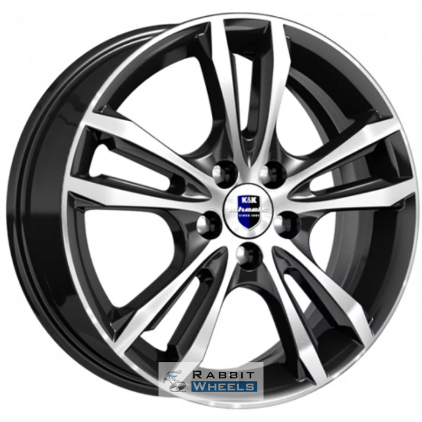 K&K Samara 6x16 4*100 ET41 DIA60.1 Алмаз черный Литой